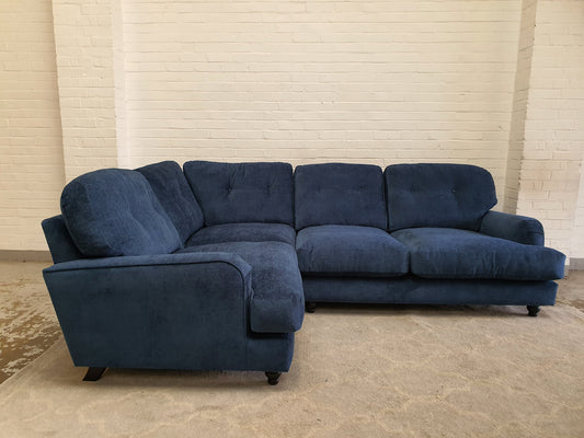 Midnight Blue Corner Sofa