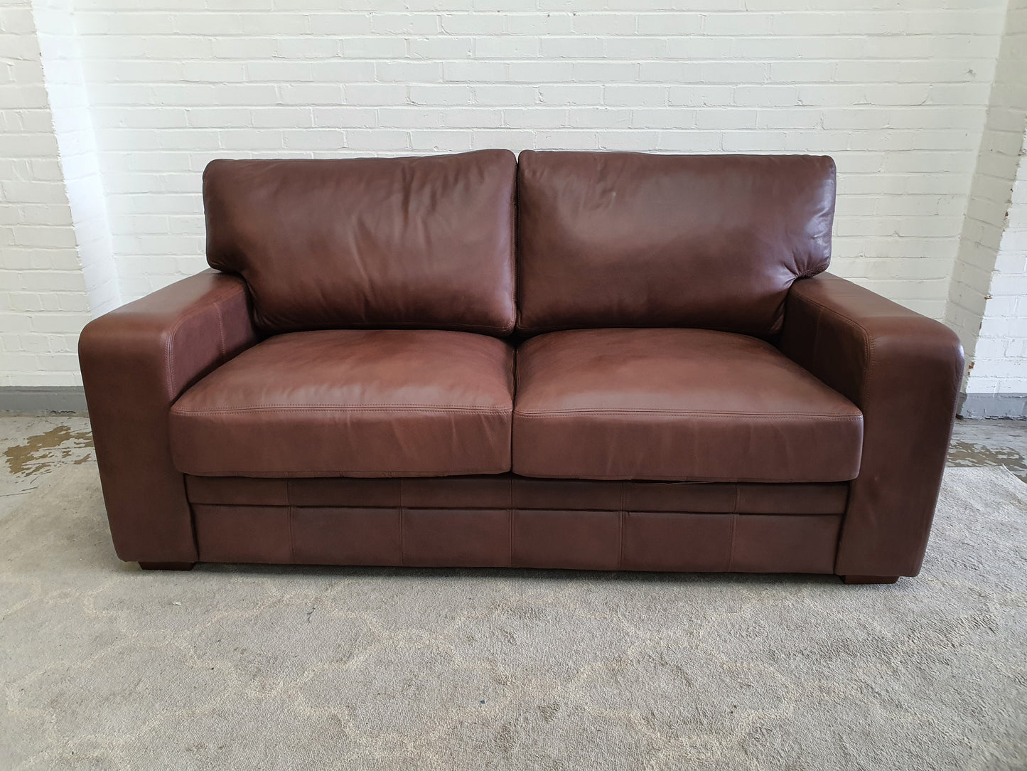 Real Leather Sofa 3 seater