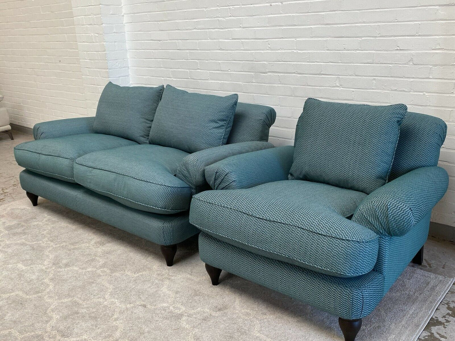 John Lewis Croft Collection Findon 2 Seater Sofa + Armchair