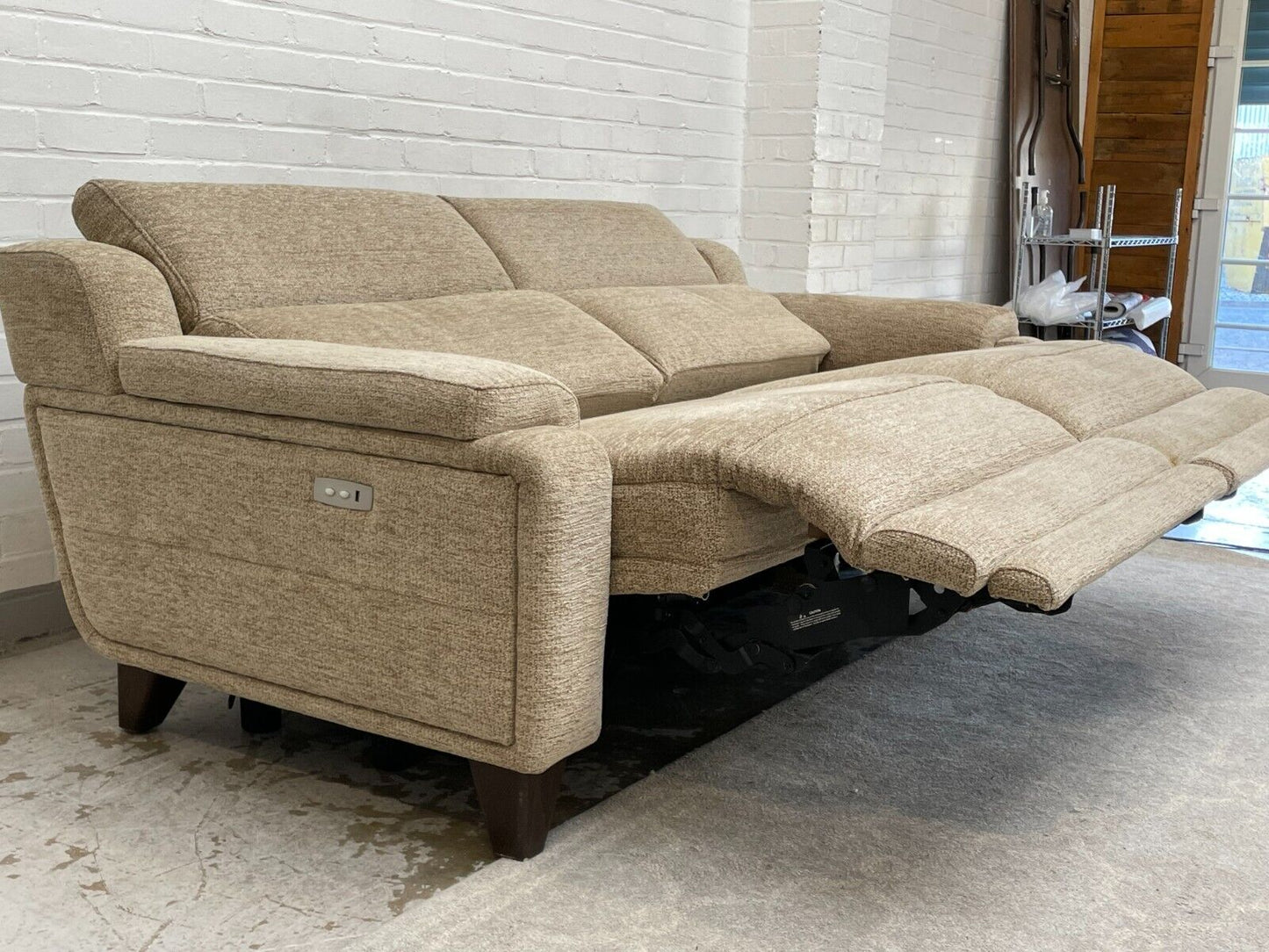 Parker Knoll Evolution Fabric Power Recliner 2.5 Seater Sofa