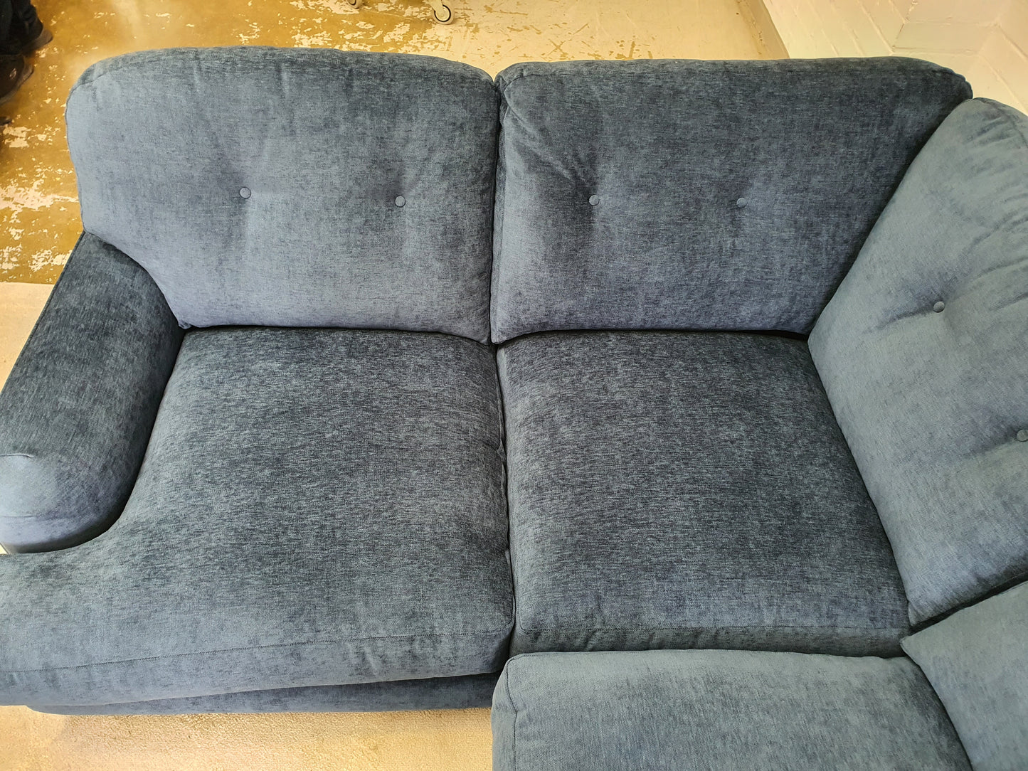 Midnight Blue Corner Sofa