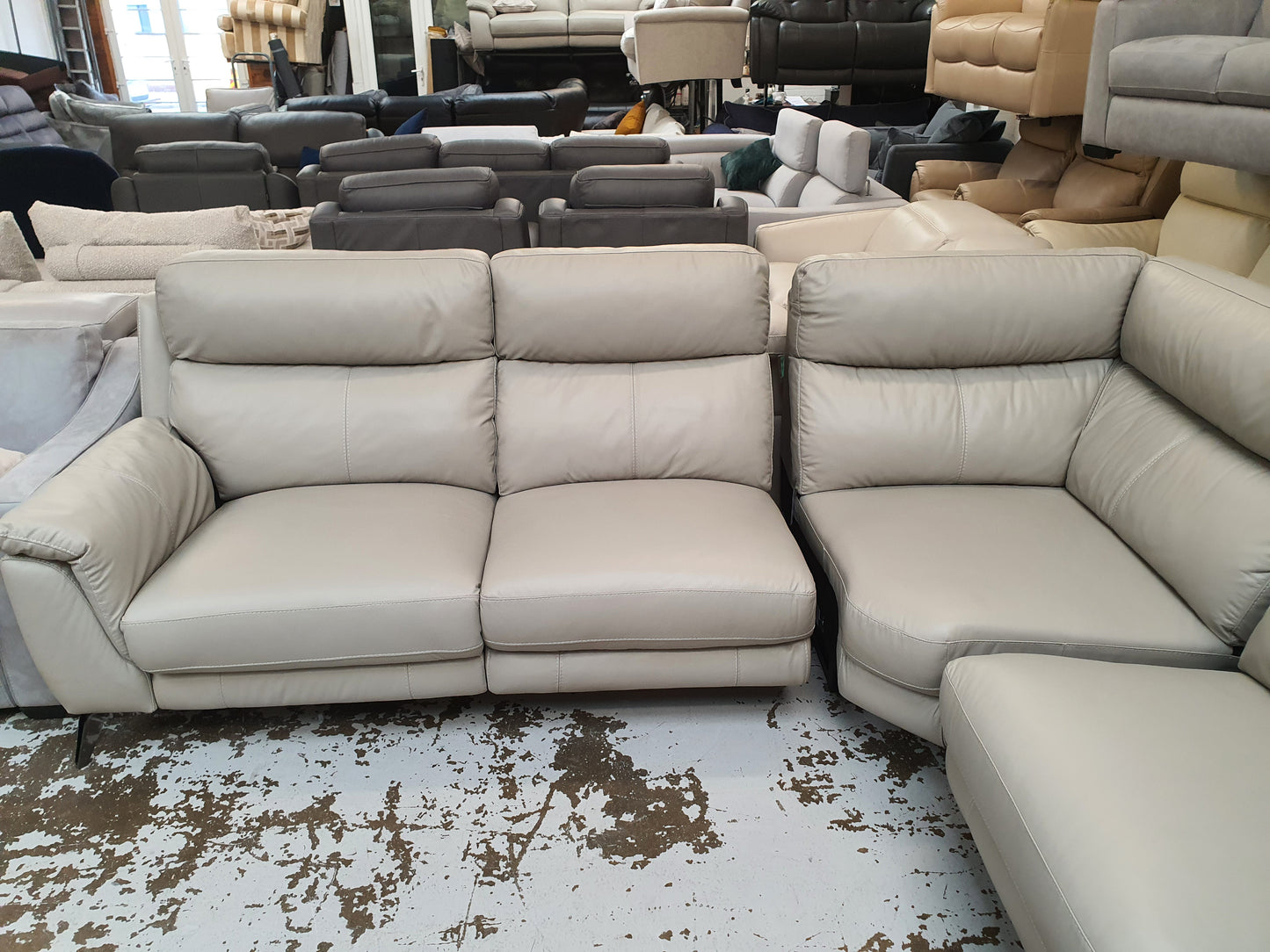 World of Leather Contempo corner sofa